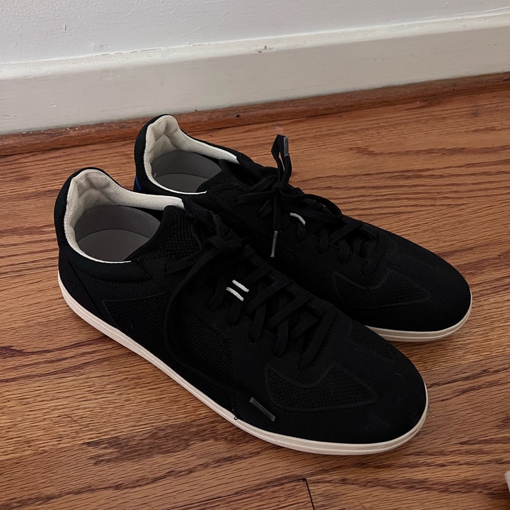 Rothy's Black and White Men's Sneakers